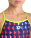 Stroje kąpielowe dla dziewczynek Arena Girls Carnival Swimsuit Lightdrop Back Soft Green/Multi