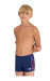 Stroje kąpielowe dla chłopców Arena Boys Carnival Swim Short Navy/Multi