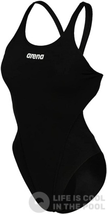 Damski strój kąpielowy Arena Swim Tech Solid Black/White