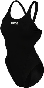 Damski strój kąpielowy Arena Swim Tech Solid Black/White