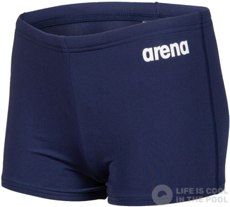 Stroje kąpielowe dla chłopców Arena Solid Short Junior Navy/White