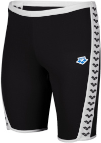 Męskie stroje kąpielowe Arena Icons Swim Jammer Solid Black/White