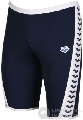 Męskie stroje kąpielowe Arena Icons Swim Jammer Solid Navy/White