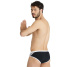 Męskie stroje kąpielowe Arena Icons Swim Brief Solid Black/White