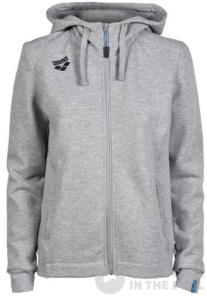 Bluza damska Arena Women Team Hooded Jacket Panel Medium Grey/Heather