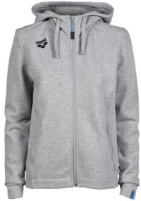 Bluza damska Arena Women Team Hooded Jacket Panel Medium Grey/Heather