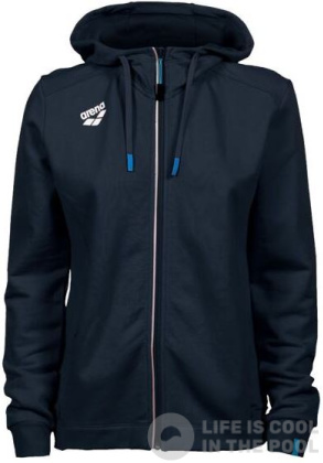 Bluza damska Arena Women Team Hooded Jacket Panel Navy