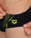 Męskie stroje kąpielowe Arena Swim Briefs Graphic Black/Soft Green