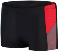 Męskie stroje kąpielowe Speedo Dive Aquashort Black/Fed Red/Dove Grey