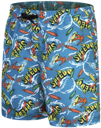 Spodenki kąpielowe chłopięce Speedo Printed 15 Watershort Boy Bolt/Bright Yellow/Salso/Lawn