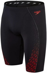 Męskie stroje kąpielowe Speedo Eco Endurance+ Pro Jammer Black/Fed Red