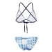 Stroje kąpielowe dwuczęściowe dla kobiet Aquafeel Ice Cubes Sun Bikini Blue/White