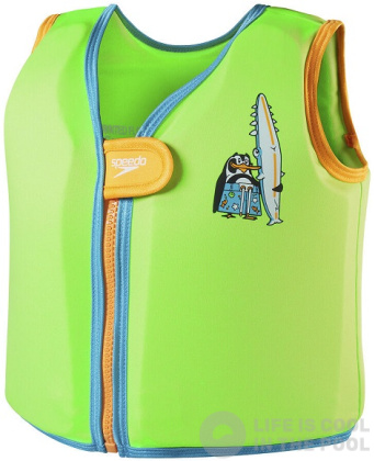 Kamizelka do pływania dla dzieci Speedo Character Printed Float Vest Chima Azure Blue/Fluro Green