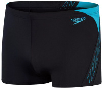 Męskie stroje kąpielowe Speedo Hyper Boom Splice Aquashort Black/Bolt