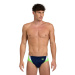 Męskie stroje kąpielowe Arena Swim Briefs Panel Navy/Green/White