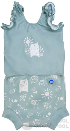 Strój kąpielowy dla niemowląt Splash About Happy Nappy Costume Sunny Bear