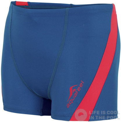 Stroje kąpielowe dla chłopców Aquafeel Short Boys Blue/Red