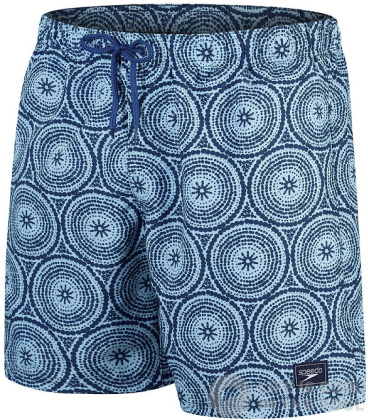 Męskie szorty kąpielowe Speedo Printed Leisure 18 Watershort Blue Tack/Ammonite