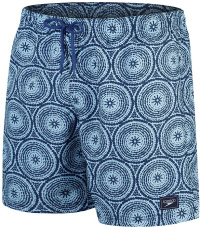 Męskie szorty kąpielowe Speedo Printed Leisure 18 Watershort Blue Tack/Ammonite