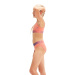 Stroje kąpielowe dla dziewczynek Speedo Contrast Band 2 Piece Girl Soft Coral/Miami Lilac