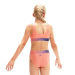 Stroje kąpielowe dla dziewczynek Speedo Contrast Band 2 Piece Girl Soft Coral/Miami Lilac