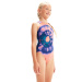 Stroje kąpielowe dla dziewczynek Speedo Printed Pulseback Girl Soft Coral/Ammonite/Aquarium/Lilac