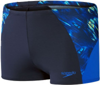 Męskie stroje kąpielowe Speedo Eco Endurance+ Splice Aquashort True Navy/Cobalt/Blue/Lemon