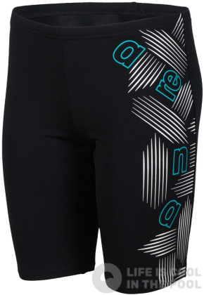 Stroje kąpielowe dla chłopców Arena Boys Swim Jammer Graphic Black