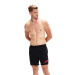 Męskie szorty kąpielowe Speedo Sport Logo 16 Watershort Black/Fed Red