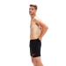 Męskie szorty kąpielowe Speedo Sport Logo 16 Watershort Black/Fed Red