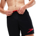 Męskie szorty kąpielowe Speedo Sport Logo 16 Watershort Black/Fed Red