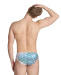 Męskie stroje kąpielowe Arena Planet Water Swim Briefs White Multi