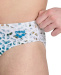 Męskie stroje kąpielowe Arena Planet Water Swim Briefs White Multi