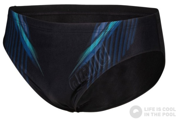 Męskie stroje kąpielowe Arena Underwater Swim Brief Black