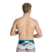 Męskie stroje kąpielowe Arena Planet Swim Low Waist Short Blue Cosmo/White