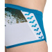 Męskie stroje kąpielowe Arena Planet Swim Low Waist Short Blue Cosmo/White