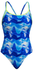 Damski strój kąpielowy Funkita Dive In Diamond Back One Piece