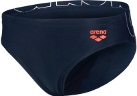 Stroje kąpielowe dla chłopców Arena Boys Swim Brief Graphic Navy