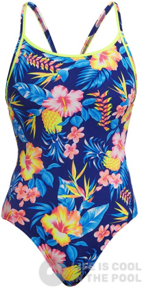 Damski strój kąpielowy Funkita In Bloom Diamond Back One Piece