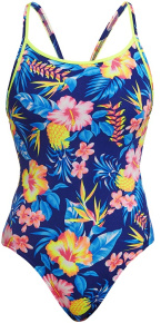 Damski strój kąpielowy Funkita In Bloom Diamond Back One Piece