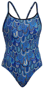 Damski strój kąpielowy Funkita Flight School Diamond Back One Piece