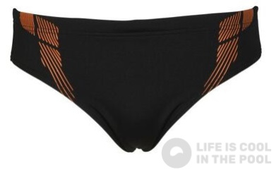 Strój kąpielowy dla chłopców Arena B Streak Brief Junior Black