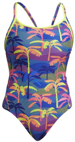 Damski strój kąpielowy Funkita Palm A Lot Diamond Back One Piece