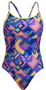 Damski strój kąpielowy Funkita Be Square Diamond Back One Piece