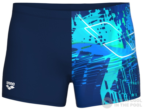 Męskie stroje kąpielowe Arena Funny Spot Swim Short Navy/Multi