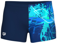 Męskie stroje kąpielowe Arena Funny Spot Swim Short Navy/Multi