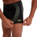 Speedo Duo Logo Print Aquashort Black/Lemon Drizzle/Curious