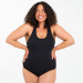 Stroje kąpielowe menstruacyjne WUKA Period Swimsuit Light/Medium Flow Black