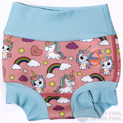 Strój kąpielowy dla niemowląt AquaKiddo Swim Nappy Unicorn