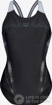 Arena Spider Web V-Back Black/Sea Foam